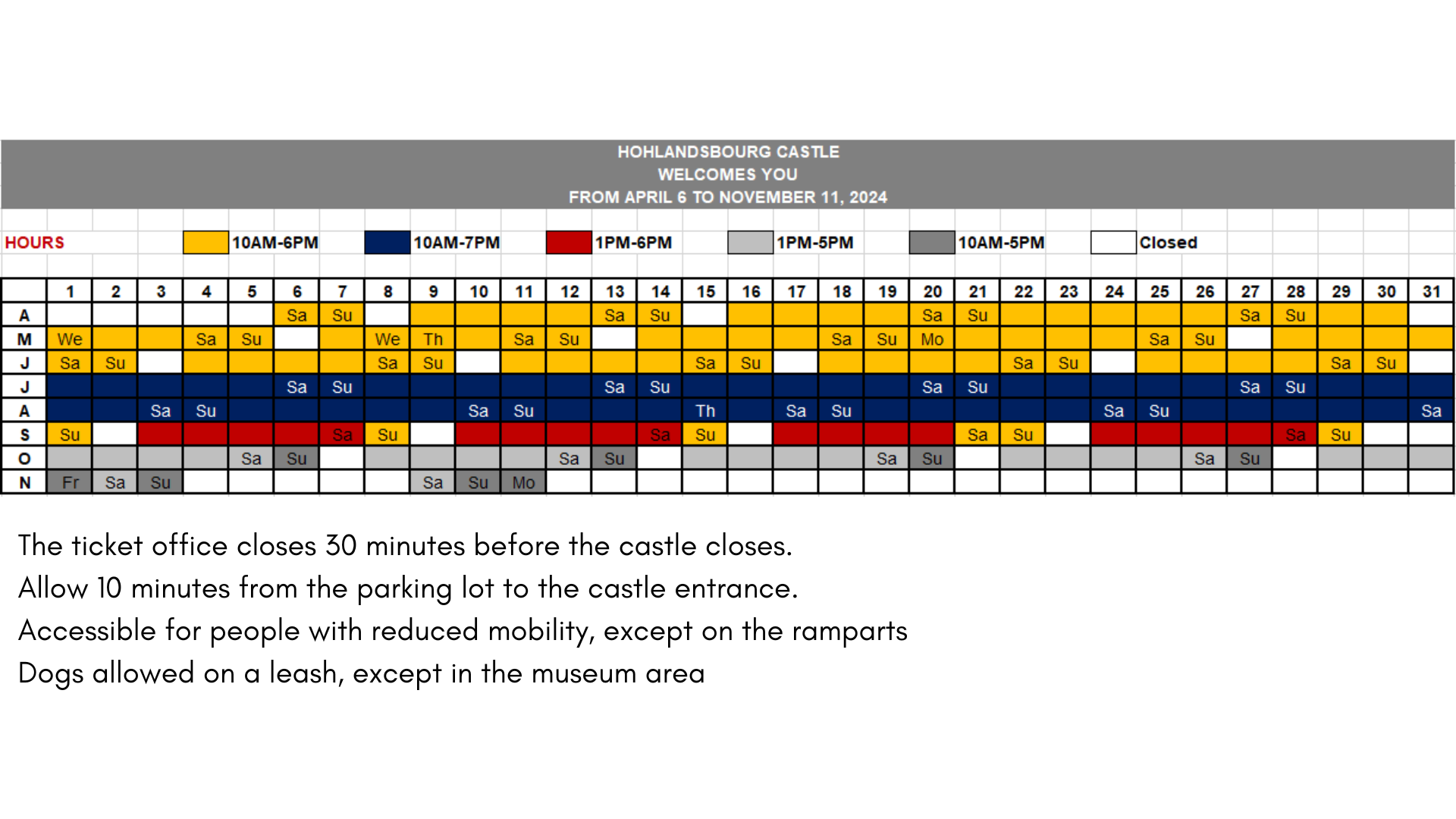 Horaires GB