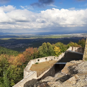 Vue NE des remparts